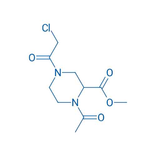 Methyl 1-acetyl-4-(2-chloroacetyl)piperazine-2-carboxylate 1g