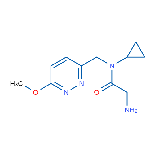 2-Amino-N-cyclopropyl-N-((6-methoxypyridazin-3-yl)methyl)acetamide 1g