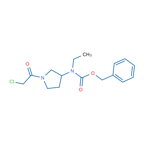 Benzyl (1-(2-chloroacetyl)pyrrolidin-3-yl)(ethyl)carbamate 1g