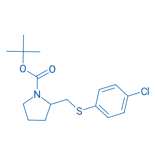 tert-Butyl 2-(((4-chlorophenyl)thio)methyl)pyrrolidine-1-carboxylate 1g