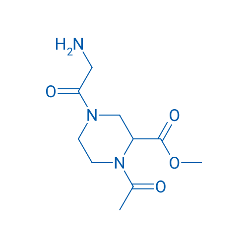 Methyl 1-acetyl-4-(2-aminoacetyl)piperazine-2-carboxylate 1g