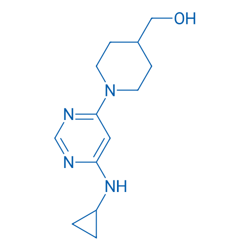 (1-(6-(Cyclopropylamino)pyrimidin-4-yl)piperidin-4-yl)methanol 100mg
