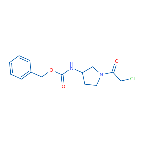 Benzyl (1-(2-chloroacetyl)pyrrolidin-3-yl)carbamate 1g