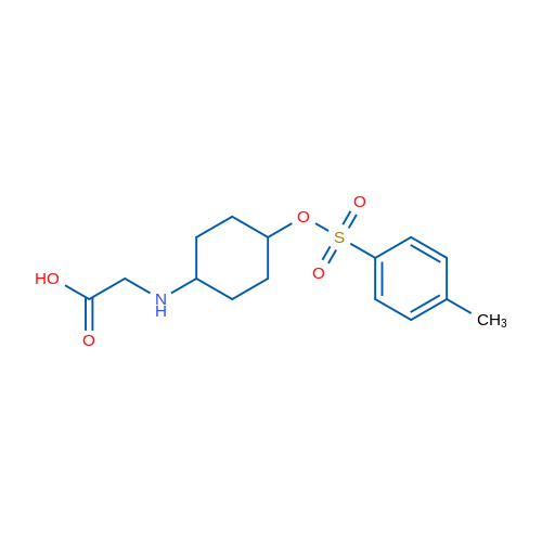 2-((4-(Tosyloxy)cyclohexyl)amino)acetic acid 1g