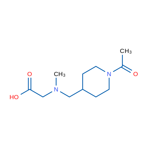 2-(((1-Acetylpiperidin-4-yl)methyl)(methyl)amino)acetic acid 1g