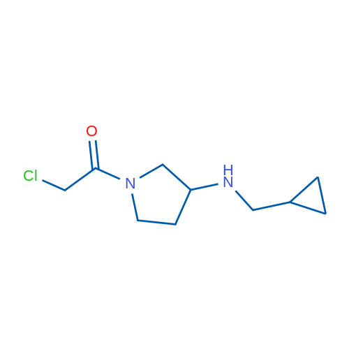 2-Chloro-1-(3-((cyclopropylmethyl)amino)pyrrolidin-1-yl)ethanone 1g