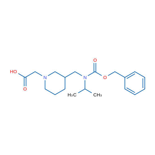 2-(3-((((Benzyloxy)carbonyl)(isopropyl)amino)methyl)piperidin-1-yl)acetic acid 1g