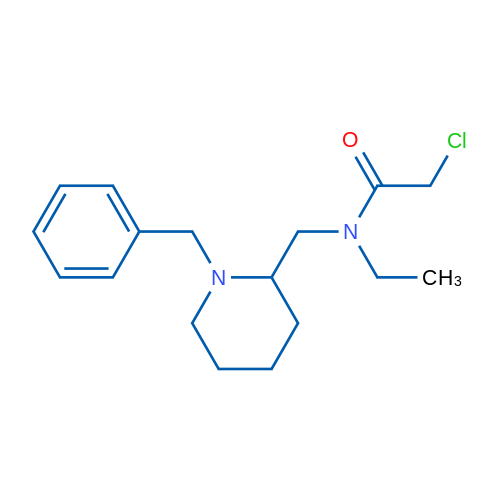 N-((1-Benzylpiperidin-2-yl)methyl)-2-chloro-N-ethylacetamide 1g