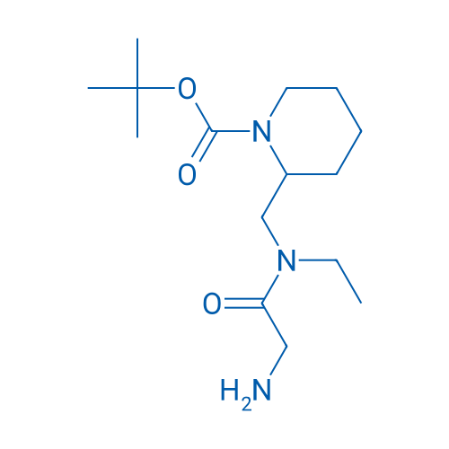 tert-Butyl 2-((2-amino-N-ethylacetamido)methyl)piperidine-1-carboxylate 1g