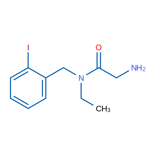 2-Amino-N-ethyl-N-(2-iodobenzyl)acetamide 1g
