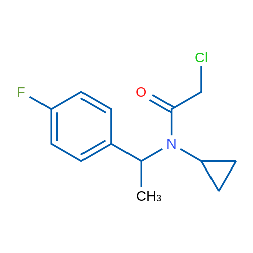 2-Chloro-N-cyclopropyl-N-(1-(4-fluorophenyl)ethyl)acetamide 1g