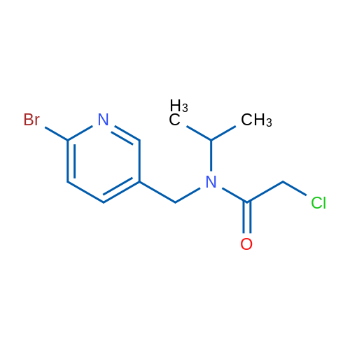 N-((6-Bromopyridin-3-yl)methyl)-2-chloro-N-isopropylacetamide 1g