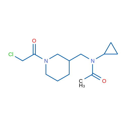 N-((1-(2-Chloroacetyl)piperidin-3-yl)methyl)-N-cyclopropylacetamide 1g