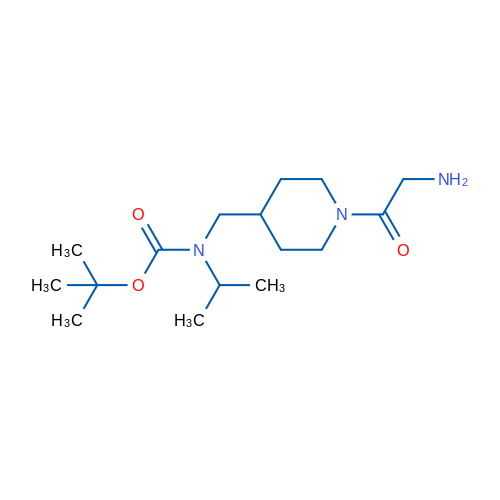 tert-Butyl ((1-(2-aminoacetyl)piperidin-4-yl)methyl)(isopropyl)carbamate 1g