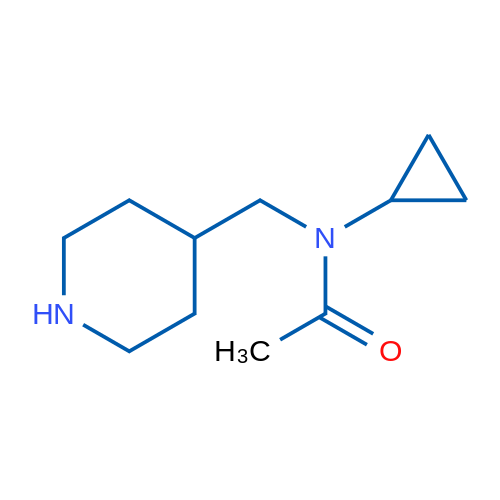 N-Cyclopropyl-N-(piperidin-4-ylmethyl)acetamide 1g
