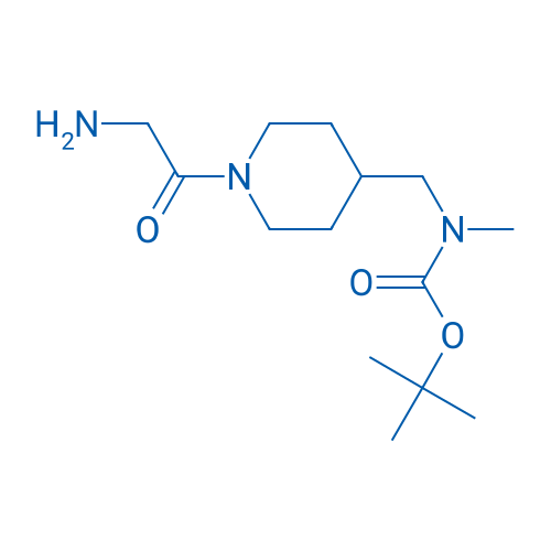 tert-Butyl ((1-(2-aminoacetyl)piperidin-4-yl)methyl)(methyl)carbamate 1g