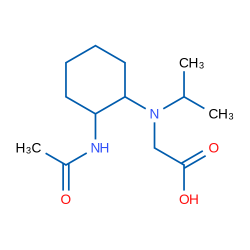 2-((2-Acetamidocyclohexyl)(isopropyl)amino)acetic acid 1g