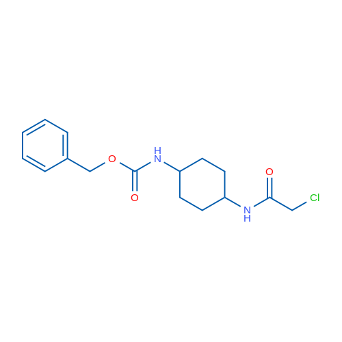Benzyl (4-(2-chloroacetamido)cyclohexyl)carbamate 250mg