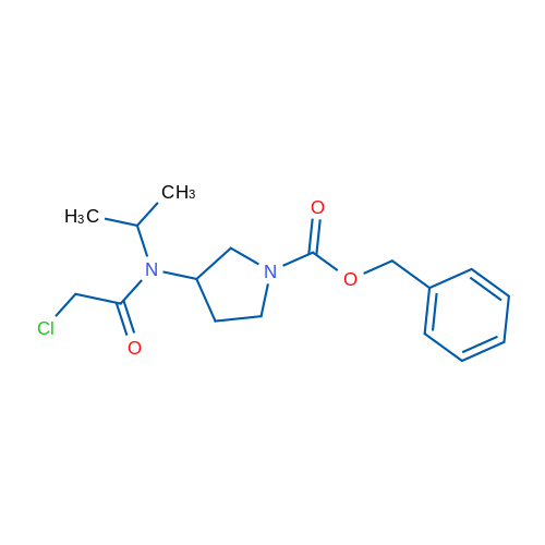Benzyl 3-(2-chloro-N-isopropylacetamido)pyrrolidine-1-carboxylate 1g
