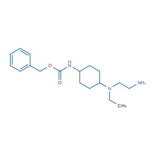 Benzyl (4-((2-aminoethyl)(ethyl)amino)cyclohexyl)carbamate 1g