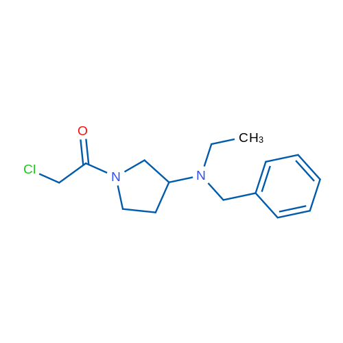 1-(3-(Benzyl(ethyl)amino)pyrrolidin-1-yl)-2-chloroethanone 1g
