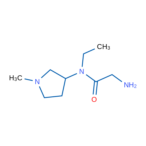 2-Amino-N-ethyl-N-(1-methylpyrrolidin-3-yl)acetamide 1g