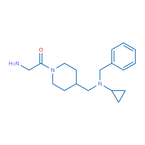 2-Amino-1-(4-((benzyl(cyclopropyl)amino)methyl)piperidin-1-yl)ethanone 1g