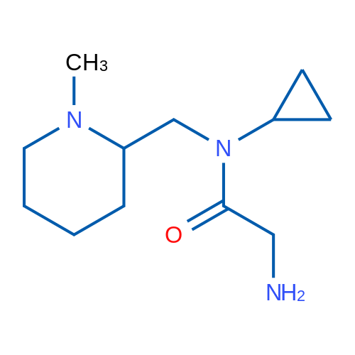 2-Amino-N-cyclopropyl-N-((1-methylpiperidin-2-yl)methyl)acetamide 1g