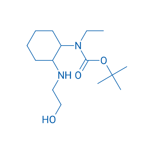 tert-Butyl ethyl(2-((2-hydroxyethyl)amino)cyclohexyl)carbamate 100mg