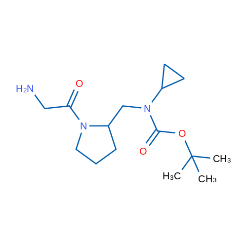 tert-Butyl ((1-(2-aminoacetyl)pyrrolidin-2-yl)methyl)(cyclopropyl)carbamate 1g