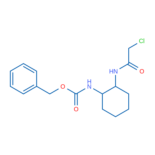 Benzyl (2-(2-chloroacetamido)cyclohexyl)carbamate 1g