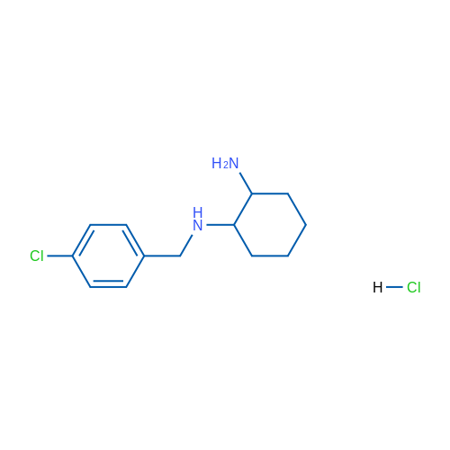 N1-(4-Chlorobenzyl)cyclohexane-1,2-diamine hydrochloride 1g