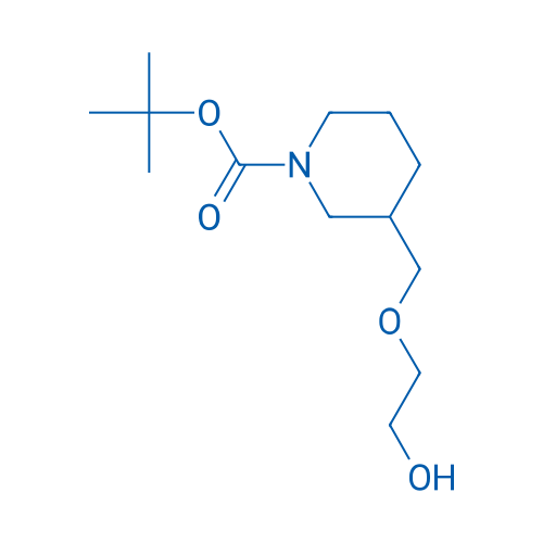 tert-Butyl 3-((2-hydroxyethoxy)methyl)piperidine-1-carboxylate 1g
