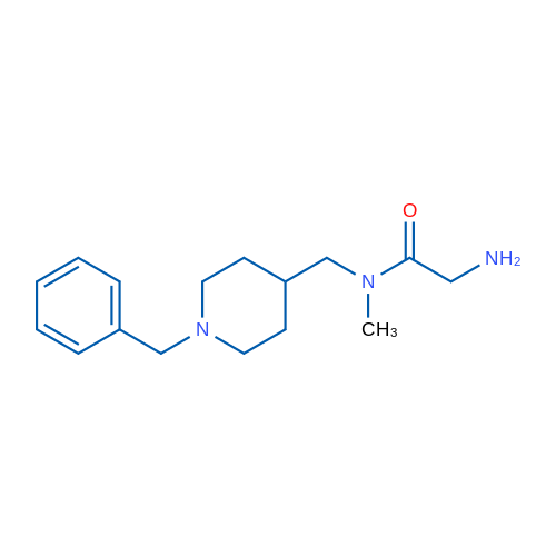 2-Amino-N-((1-benzylpiperidin-4-yl)methyl)-N-methylacetamide 1g