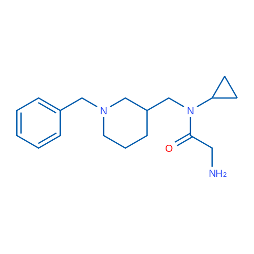 2-Amino-N-((1-benzylpiperidin-3-yl)methyl)-N-cyclopropylacetamide 1g