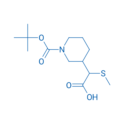 2-(1-(tert-Butoxycarbonyl)piperidin-3-yl)-2-(methylthio)acetic acid 1g