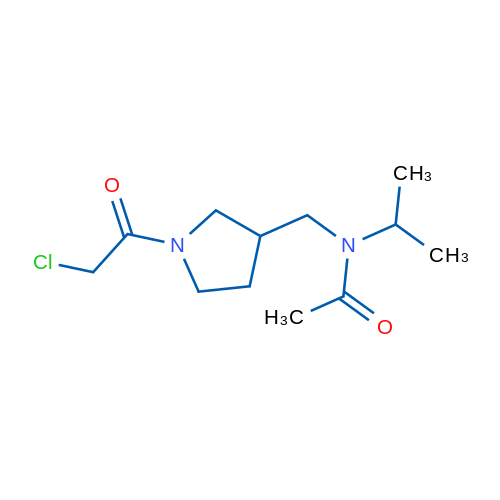 N-((1-(2-Chloroacetyl)pyrrolidin-3-yl)methyl)-N-isopropylacetamide 1g