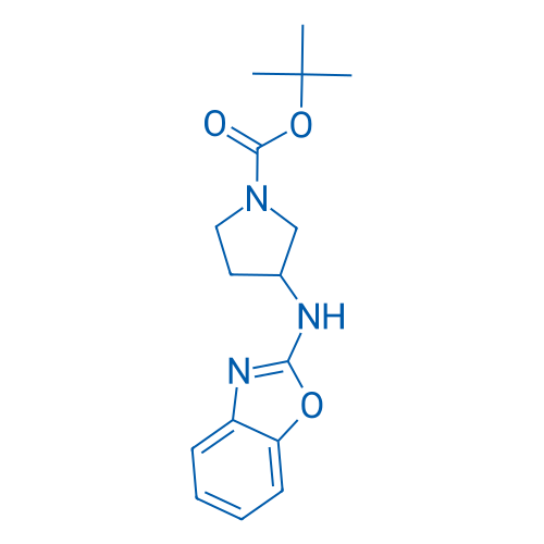 tert-Butyl 3-(benzo[d]oxazol-2-ylamino)pyrrolidine-1-carboxylate 1g