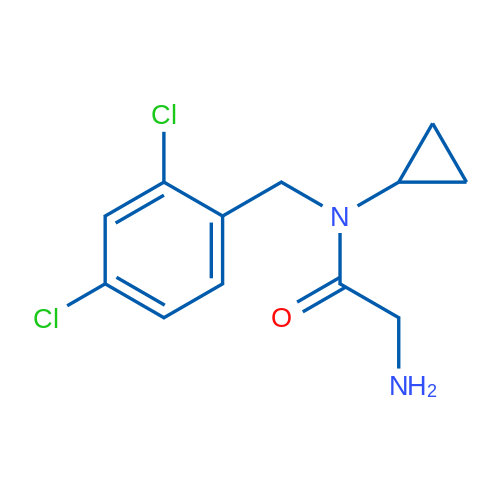 2-Amino-N-cyclopropyl-N-(2,4-dichlorobenzyl)acetamide 1g