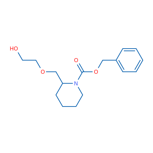 Benzyl 2-((2-hydroxyethoxy)methyl)piperidine-1-carboxylate 1g