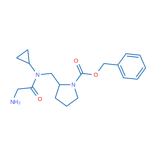 Benzyl 2-((2-amino-N-cyclopropylacetamido)methyl)pyrrolidine-1-carboxylate 1g