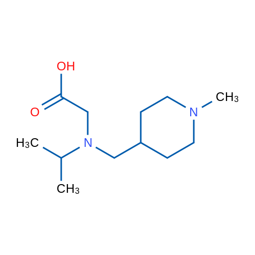 2-(Isopropyl((1-methylpiperidin-4-yl)methyl)amino)acetic acid 1g