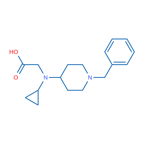 2-((1-Benzylpiperidin-4-yl)(cyclopropyl)amino)acetic acid 1g
