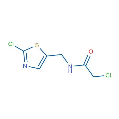 2-Chloro-N-((2-chlorothiazol-5-yl)methyl)acetamide 1g