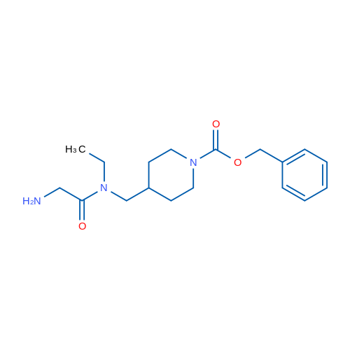 Benzyl 4-((2-amino-N-ethylacetamido)methyl)piperidine-1-carboxylate 1g