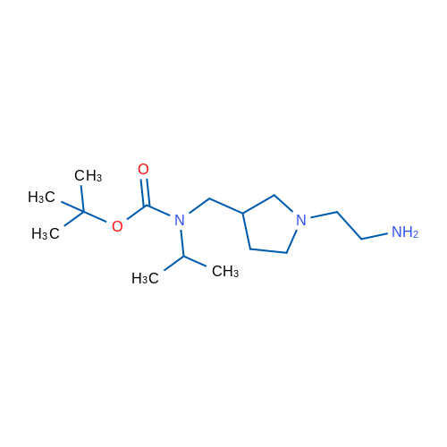 tert-Butyl ((1-(2-aminoethyl)pyrrolidin-3-yl)methyl)(isopropyl)carbamate 1g