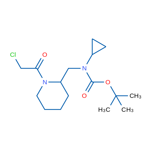tert-Butyl ((1-(2-chloroacetyl)piperidin-2-yl)methyl)(cyclopropyl)carbamate 1g