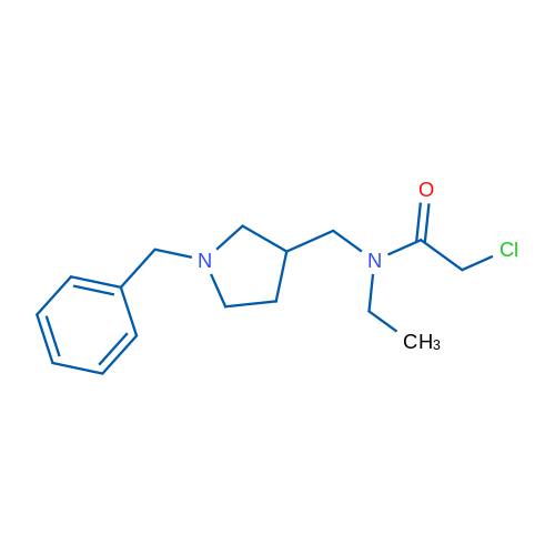 N-((1-Benzylpyrrolidin-3-yl)methyl)-2-chloro-N-ethylacetamide 1g