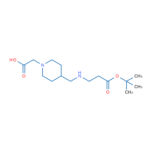 2-(4-(((3-(tert-Butoxy)-3-oxopropyl)amino)methyl)piperidin-1-yl)acetic acid 1g