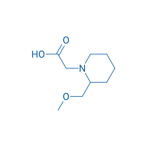 2-(2-(Methoxymethyl)piperidin-1-yl)acetic acid 100mg